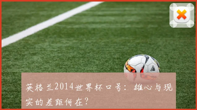 英格兰2014世界杯口号：雄心与现实的差距何在？